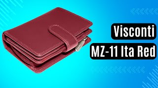 Жіноче портмоне Visconti MZ-11 Ita Red червоний