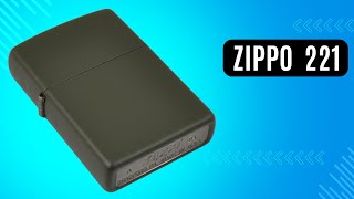 Запальничка Zippo 221 Green Matte