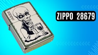 Запальничка Zippo 28679 Skeleton Bartender Chameleon