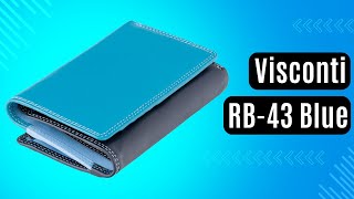 Жіноче портмоне Visconti RB-43 Blue синій