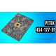 Женский бумажник Petek 454-127-01 черный, комбинированный (Код. 12608-10)