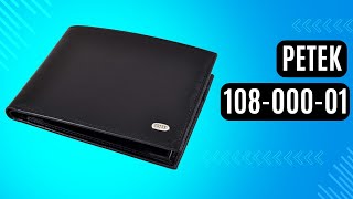 Чоловіче портмоне Petek 108-000-01 чорний