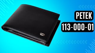 Чоловіче портмоне Petek 113-000-01 чорний