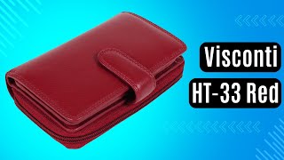 Жіноче портмоне Visconti HT-33 Red червоний