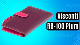 Жіночий гаманець Visconti RB-100 Plum сливовий, комбінований