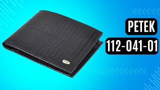 Чоловіче портмоне Petek 112-041-01 чорний