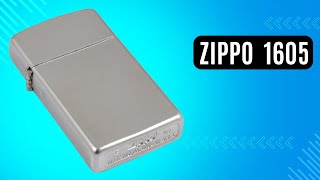 Запальничка Zippo 1605 Slim Satin Chrome