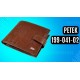 Мужское портмоне Petek 199-041-02 коричневый (Код. 10547-10)