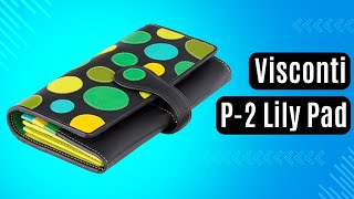 Жіночий гаманець Visconti P-2 Lily Pad чорний, кольорові