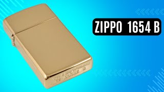 Запальничка Zippo 1654 B Slim High Polish Brass
