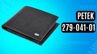 Чоловіче портмоне Petek 279-041-01 чорний