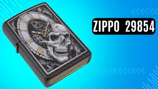 Запальничка Zippo 29854 Skull Clock Design