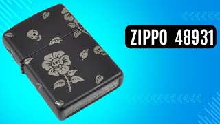 Запальничка Zippo 48931 Flower Skulls Design