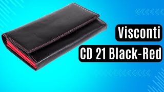 Жіночий гаманець Visconti CD 21 Black-Red чорний