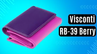 Жіноче портмоне Visconti RB-39 Berry кольорові