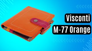 Жіноче портмоне Visconti M-77 Orange помаранчевий, комбінований