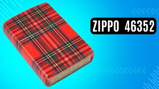 Запальничка Zippo 46352 Red Plaid Design