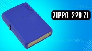 Запальничка Zippo 229 ZL Royal Blue Matte