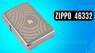Запальничка Zippo 46332 Flame and Circles Design 2