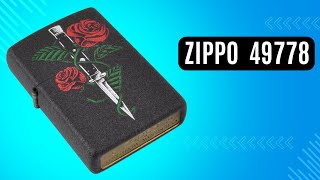 Запальничка Zippo 49778 Rose Dagger Tattoo Design