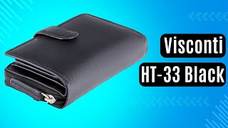 Жіноче портмоне Visconti HT-33 Black чорний
