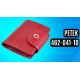 Женское портмоне Petek 462-041-10 красный (Код. 15588-10)