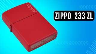 Запальничка Zippo 233 ZL Red Matte