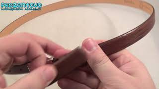 Ремень женский Petek 2004102 коричневый