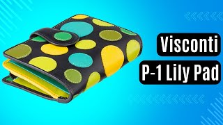 Жіноче портмоне Visconti P-1 Lily Pad чорний, кольорові