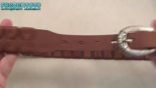 Ремень женский Petek 31114-04 коричневый