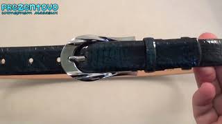 Ремень женский Petek 02509102-091-09 зеленый