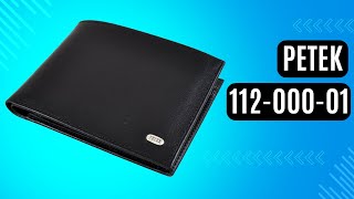 Чоловіче портмоне Petek 112-000-01 чорний