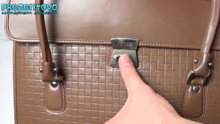 Сумка портфель кожаная Petek 828-4000-004