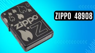 Запальничка Zippo 48908 Logo and Flame