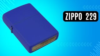 Запальничка Zippo 229 Royal Blue Matte