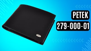 Чоловіче портмоне Petek 279-000-01 чорний