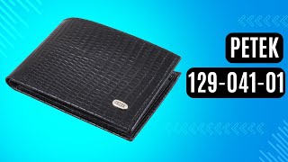 Чоловіче портмоне Petek 129-041-01 чорний
