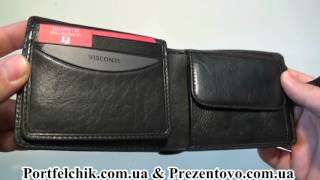 RFID мужской кошелек Visconti TSC48 Black