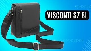 Чоловіча сумка через плече Visconti S 7 BL чорна
