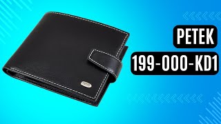 Чоловіче портмоне Petek 199-000-KD1 чорний