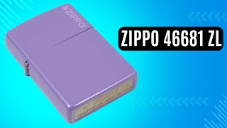 Запальничка Zippo 46681 ZL Smoky Lavender Zippo Logo