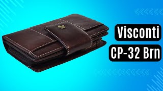 Жіноче портмоне Visconti CP-32 Brn коричневий