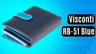 Жіноче портмоне Visconti RB-51 Blue синій