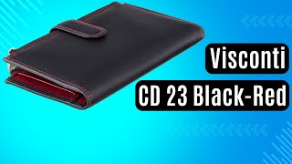 Жіночий гаманець Visconti CD 23 Black-Red чорний