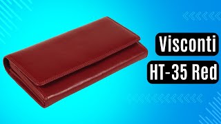 Жіночий гаманець Visconti HT-35 Red червоний