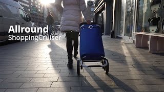 Shoppingcruiser ® ‘Allround’ Boodschappenwagen met koelvak | Afneembare schoudertas | Waterafstotend