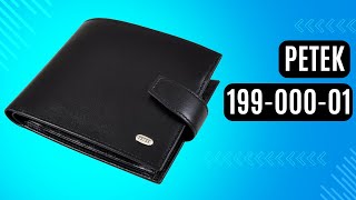 Чоловіче портмоне Petek 199-000-01 чорний