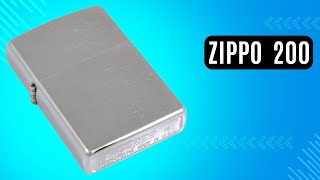 Запальничка Zippo 200 Brushed Chrome