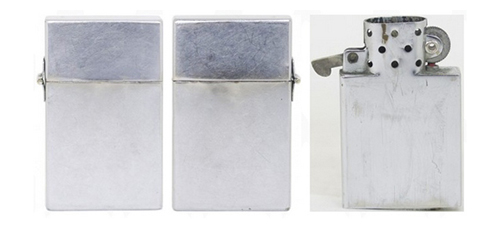 Первая серийная зажигалка Zippo Фото первой серийной зажигалки Zippo 1932 года